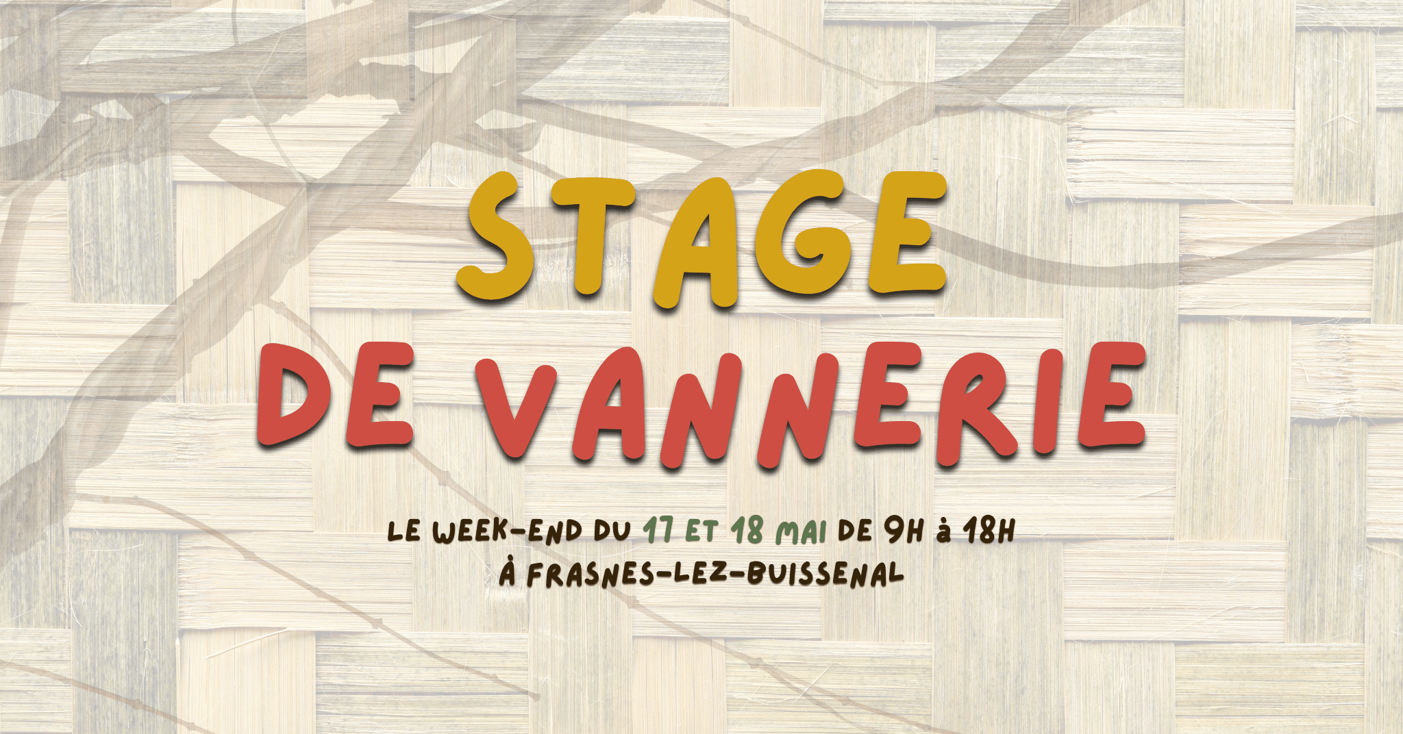 stage de vannerie à Frasnes-lez-Buissenal